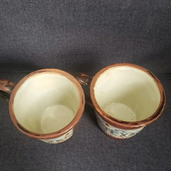 Home Studio Laredo "Texas" Coffee Mugs Set of 2 - Picture 3 of 7